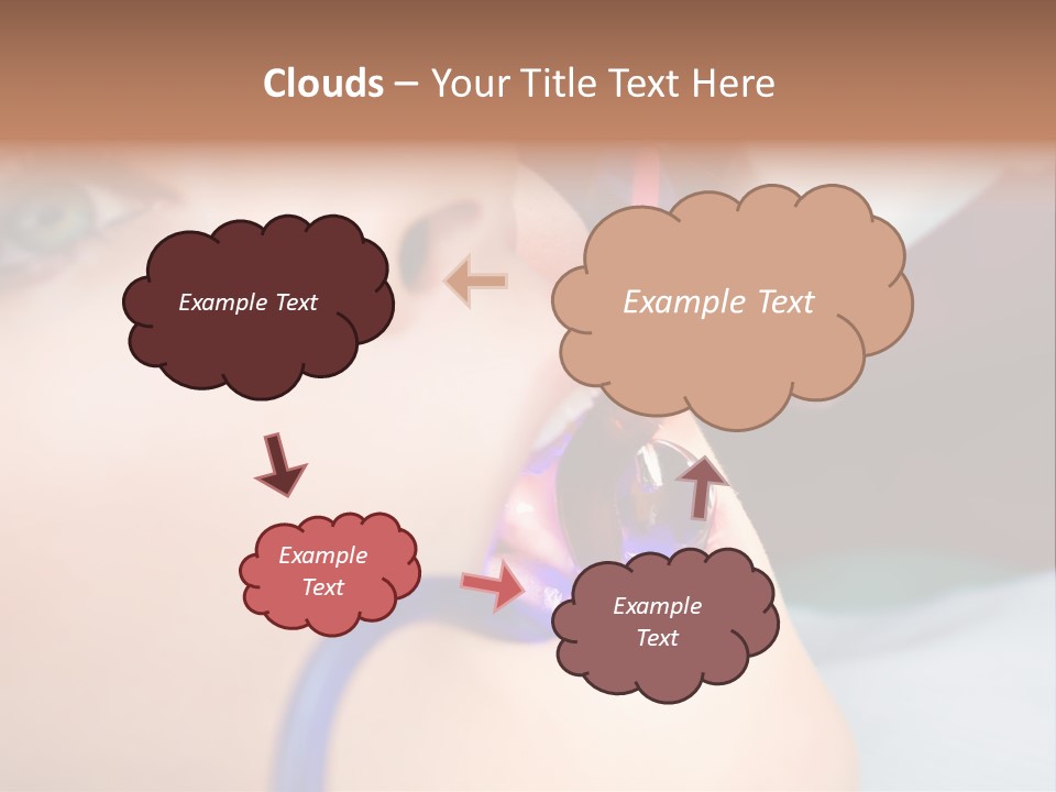 Oral Patient Ultraviolet PowerPoint Template