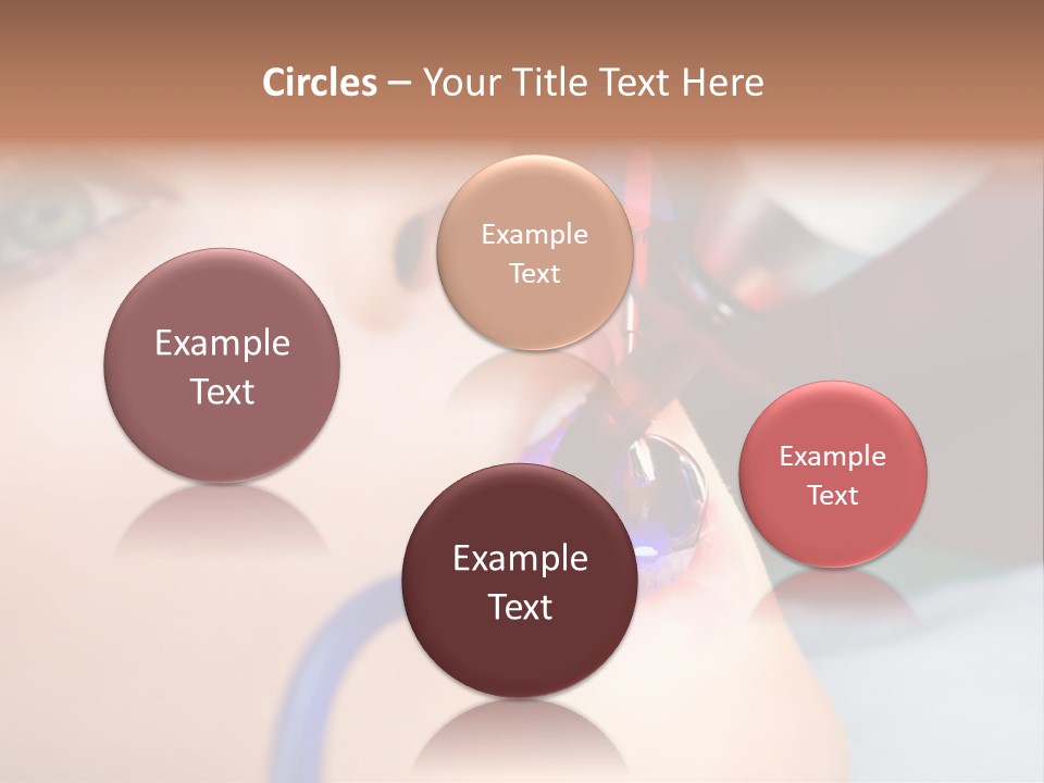 Oral Patient Ultraviolet PowerPoint Template