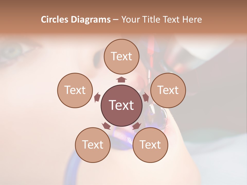 Oral Patient Ultraviolet PowerPoint Template