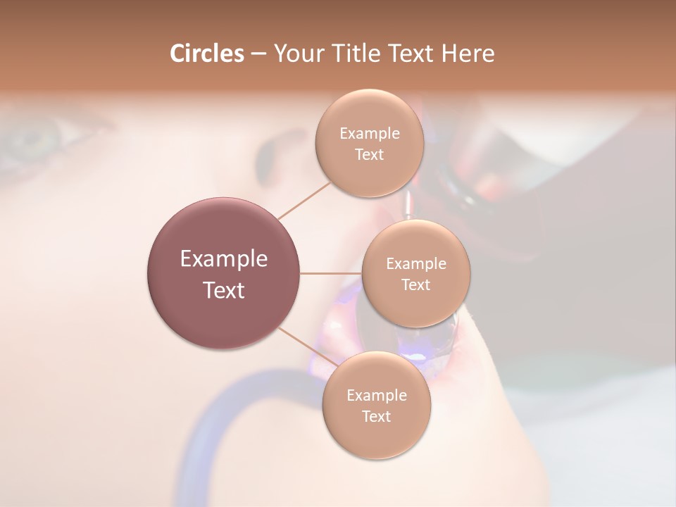 Oral Patient Ultraviolet PowerPoint Template