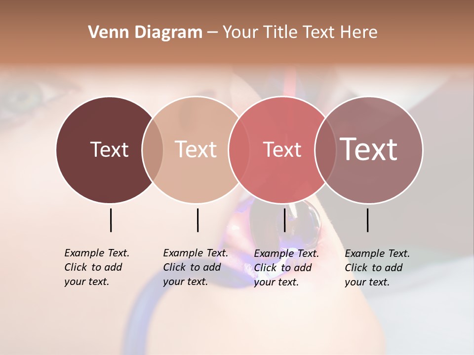 Oral Patient Ultraviolet PowerPoint Template