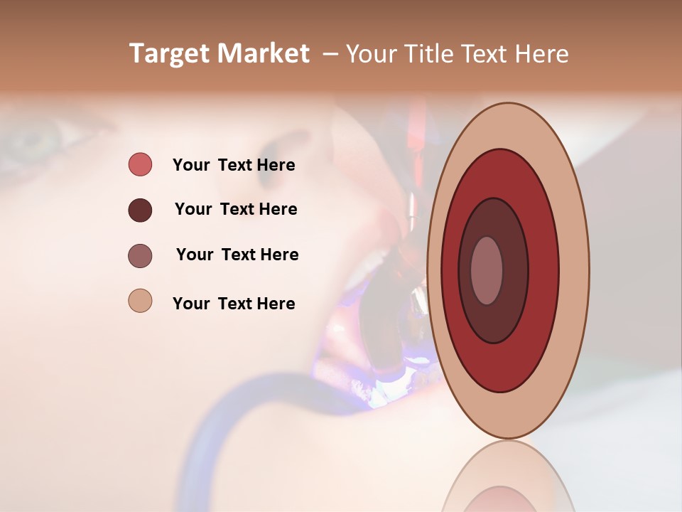 Oral Patient Ultraviolet PowerPoint Template