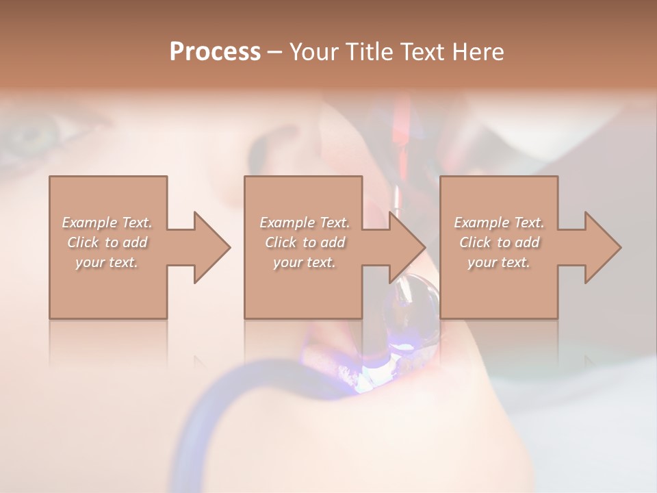 Oral Patient Ultraviolet PowerPoint Template