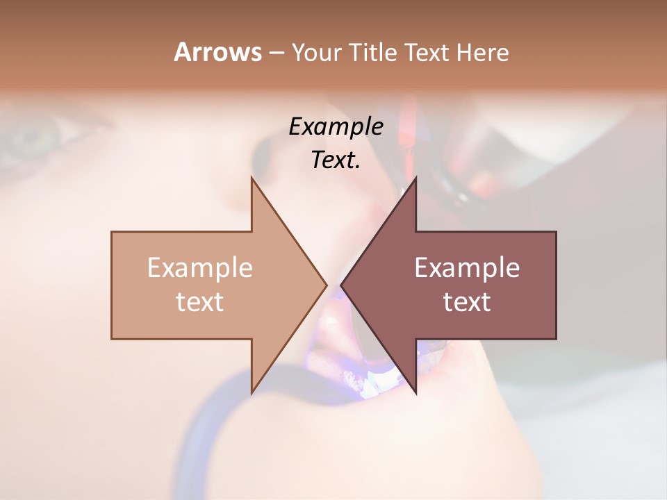 Oral Patient Ultraviolet PowerPoint Template