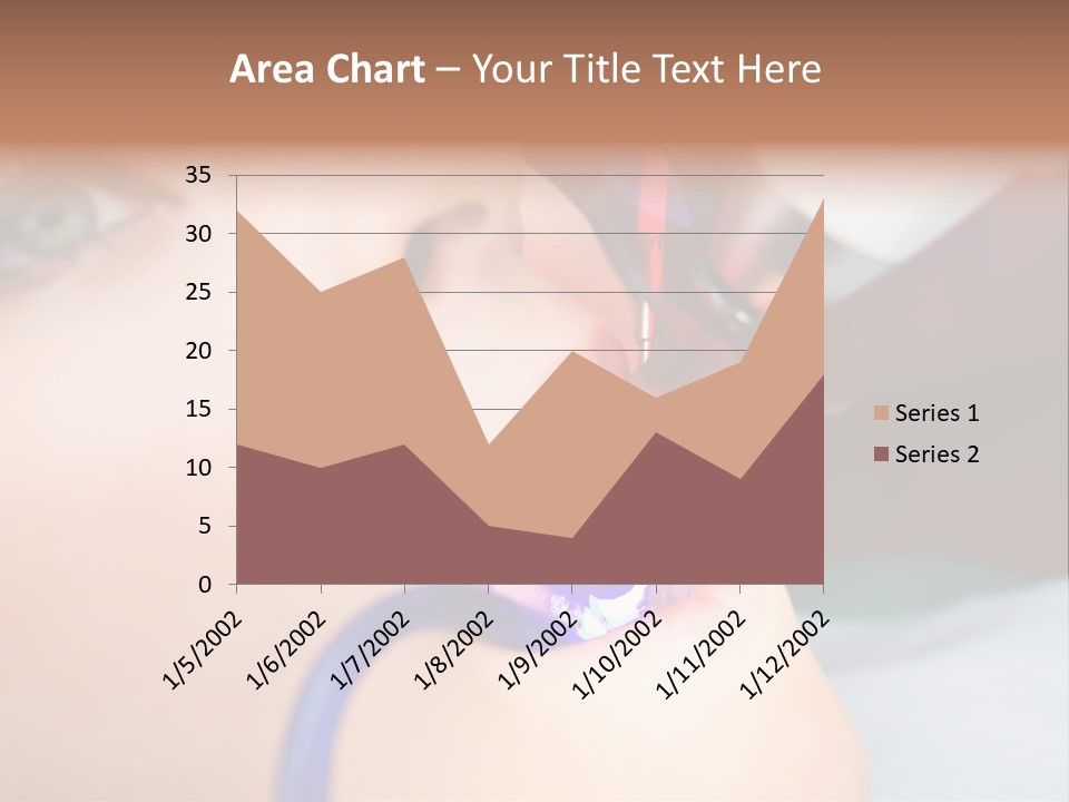 Oral Patient Ultraviolet PowerPoint Template