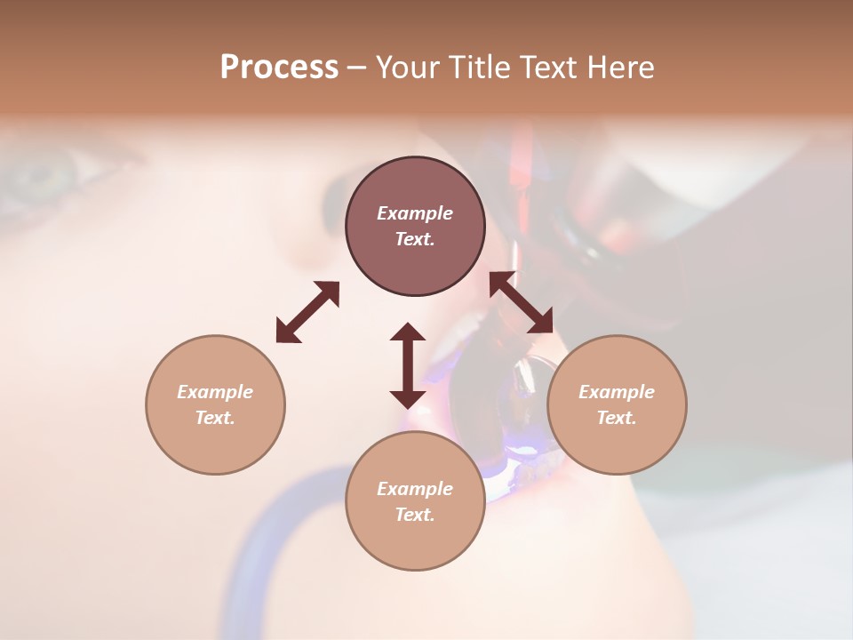 Oral Patient Ultraviolet PowerPoint Template
