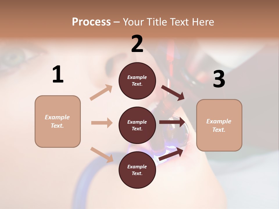Oral Patient Ultraviolet PowerPoint Template