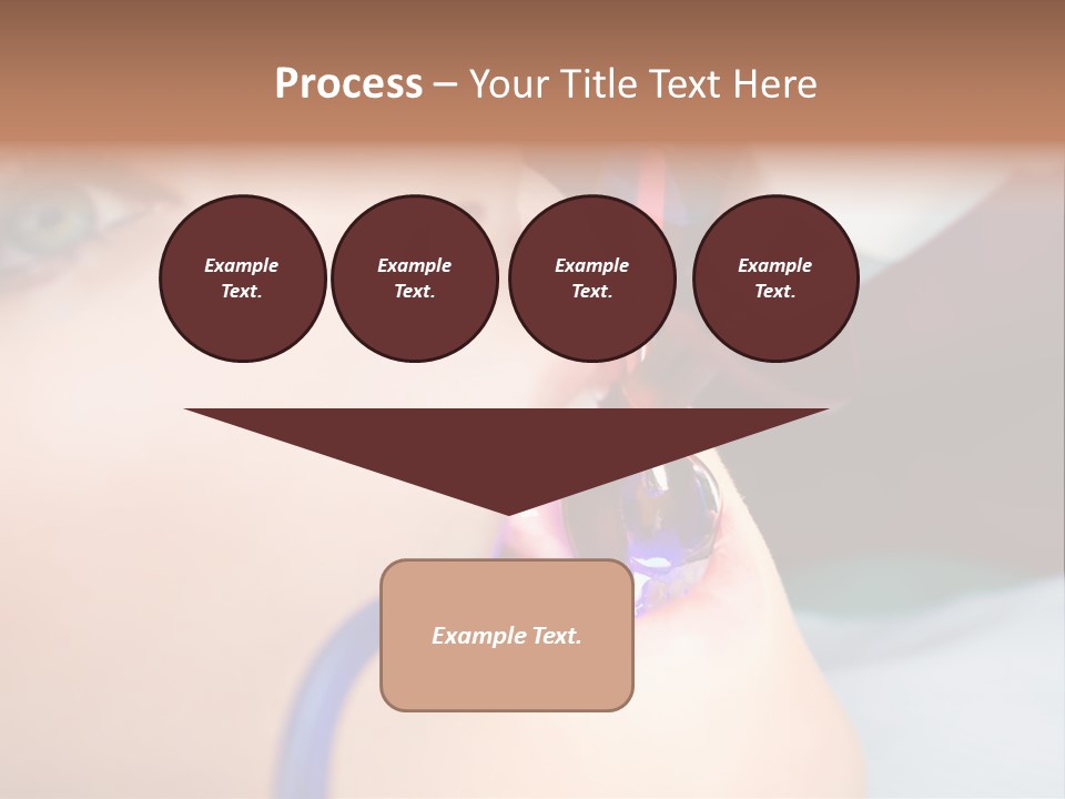 Oral Patient Ultraviolet PowerPoint Template