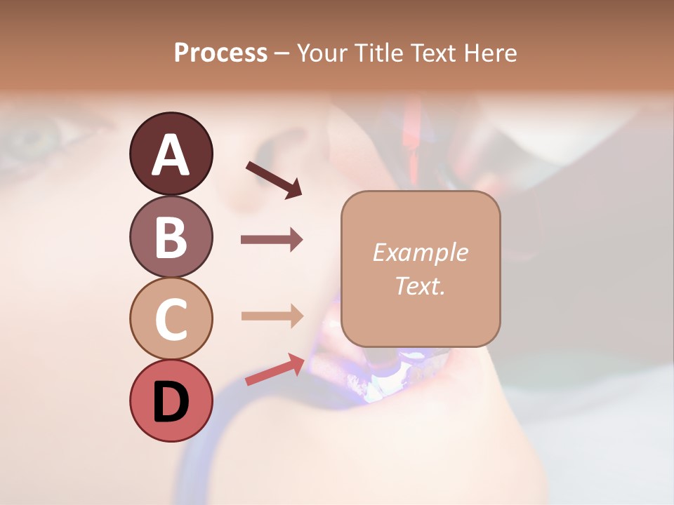 Oral Patient Ultraviolet PowerPoint Template