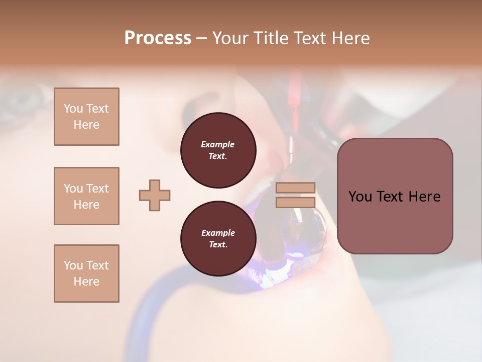 Oral Patient Ultraviolet PowerPoint Template