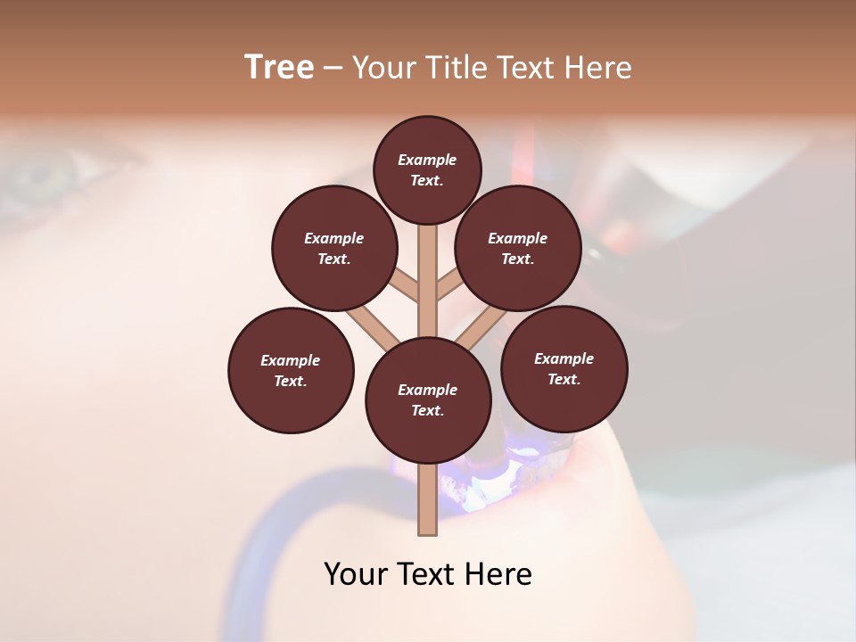 Oral Patient Ultraviolet PowerPoint Template