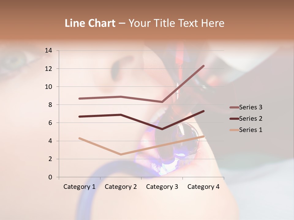 Oral Patient Ultraviolet PowerPoint Template