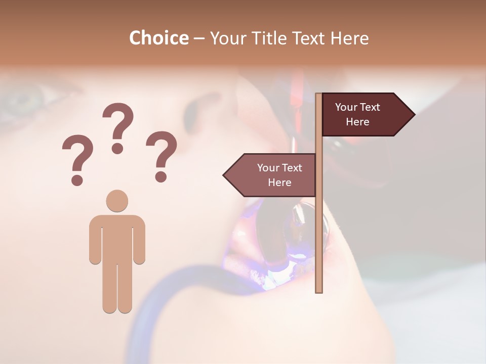 Oral Patient Ultraviolet PowerPoint Template