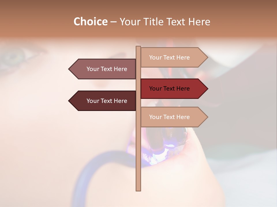 Oral Patient Ultraviolet PowerPoint Template
