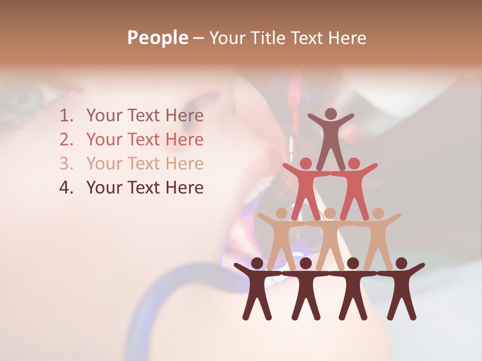 Oral Patient Ultraviolet PowerPoint Template