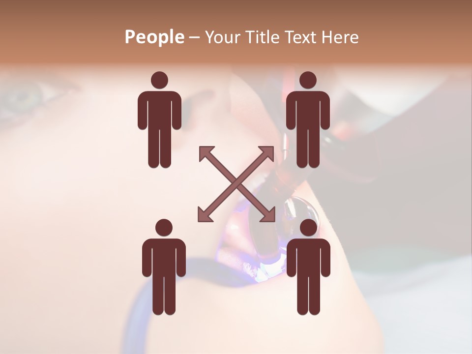 Oral Patient Ultraviolet PowerPoint Template