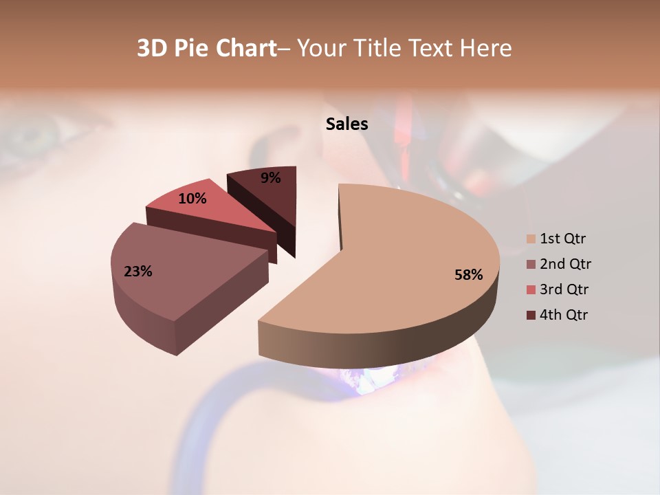 Oral Patient Ultraviolet PowerPoint Template