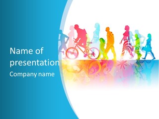 Children Business Healthy PowerPoint Template