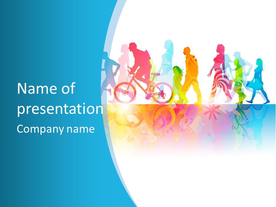 Children Business Healthy PowerPoint Template