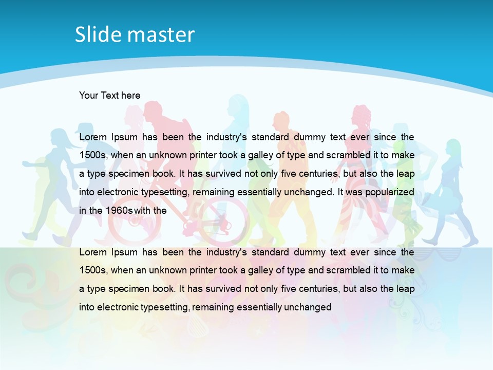 Children Business Healthy PowerPoint Template