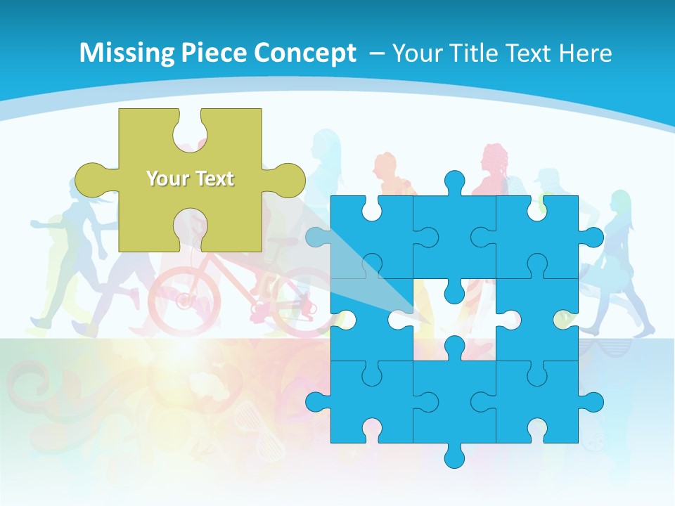 Children Business Healthy PowerPoint Template