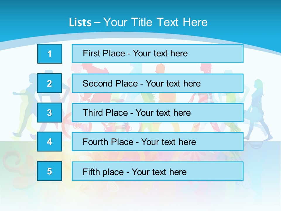 Children Business Healthy PowerPoint Template