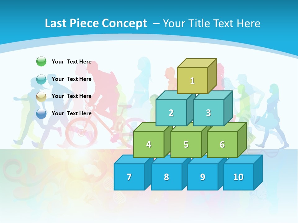 Children Business Healthy PowerPoint Template