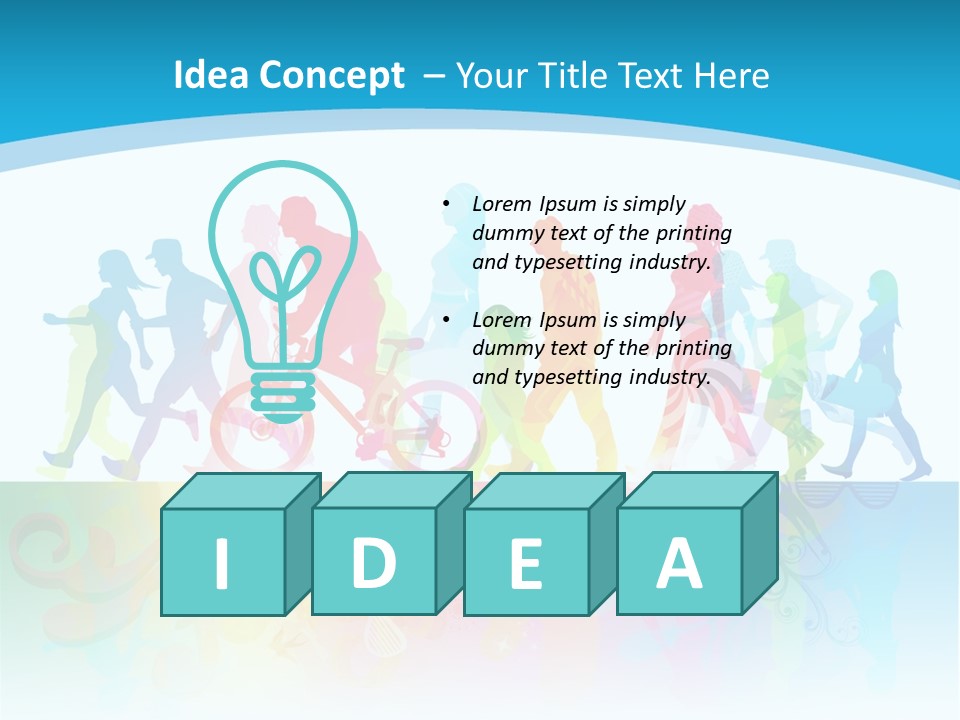 Children Business Healthy PowerPoint Template