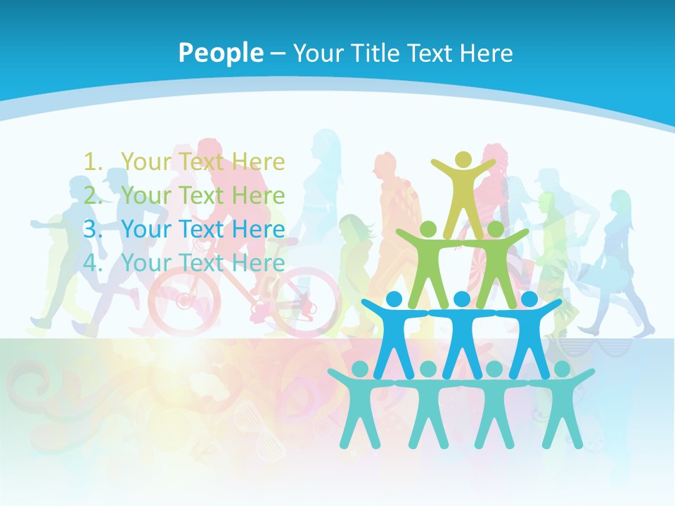 Children Business Healthy PowerPoint Template