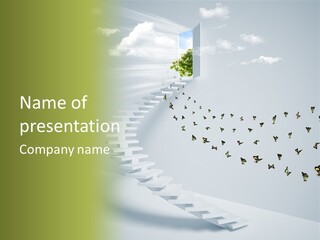 Dream Success Landscape PowerPoint Template