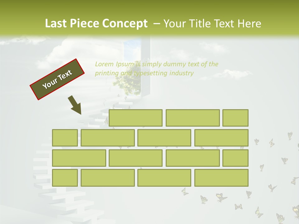 Dream Success Landscape PowerPoint Template