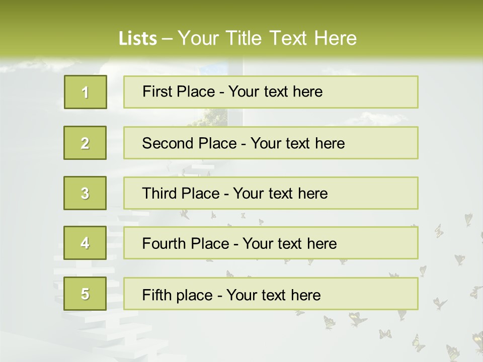 Dream Success Landscape PowerPoint Template
