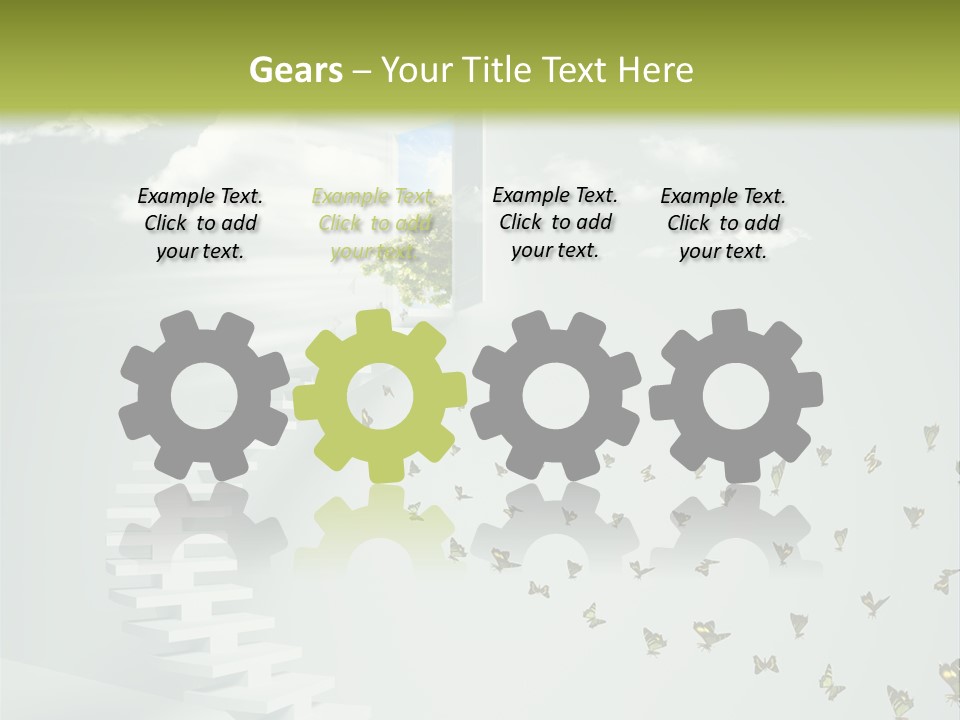 Dream Success Landscape PowerPoint Template