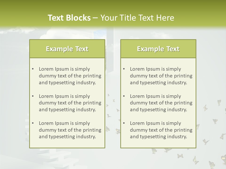 Dream Success Landscape PowerPoint Template