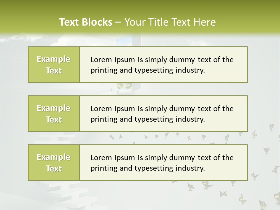Dream Success Landscape PowerPoint Template