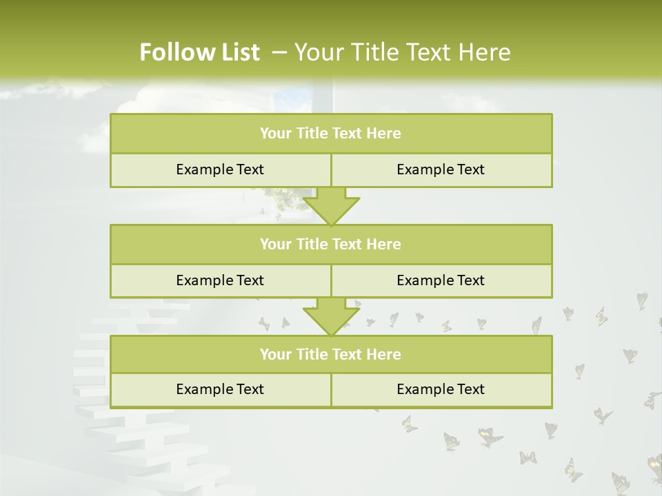 Dream Success Landscape PowerPoint Template