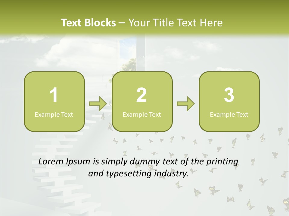Dream Success Landscape PowerPoint Template