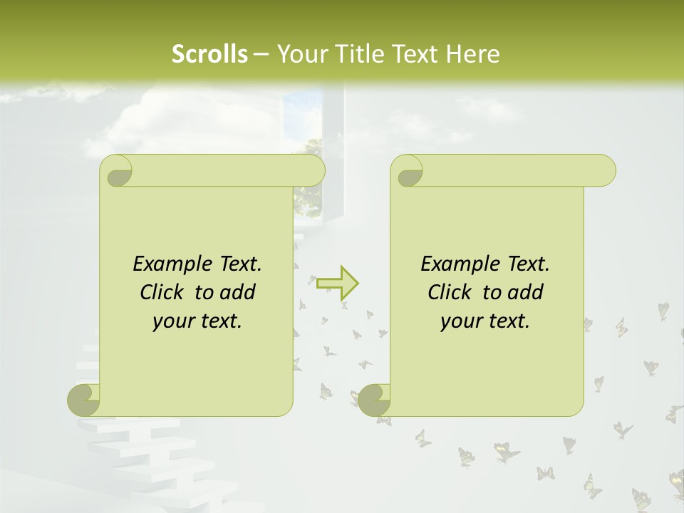 Dream Success Landscape PowerPoint Template