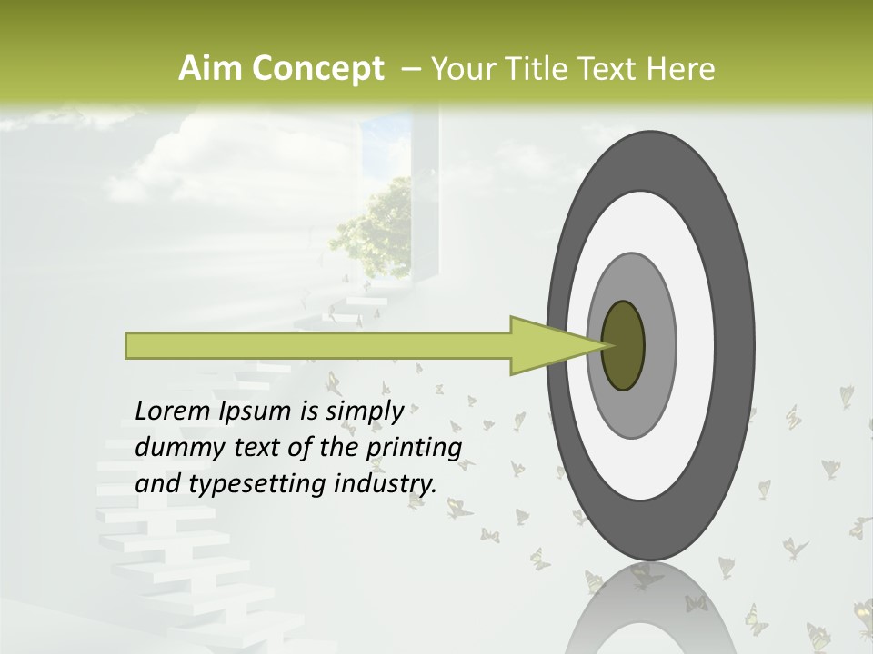 Dream Success Landscape PowerPoint Template
