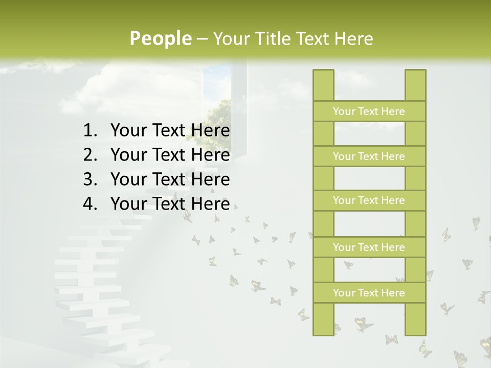 Dream Success Landscape PowerPoint Template