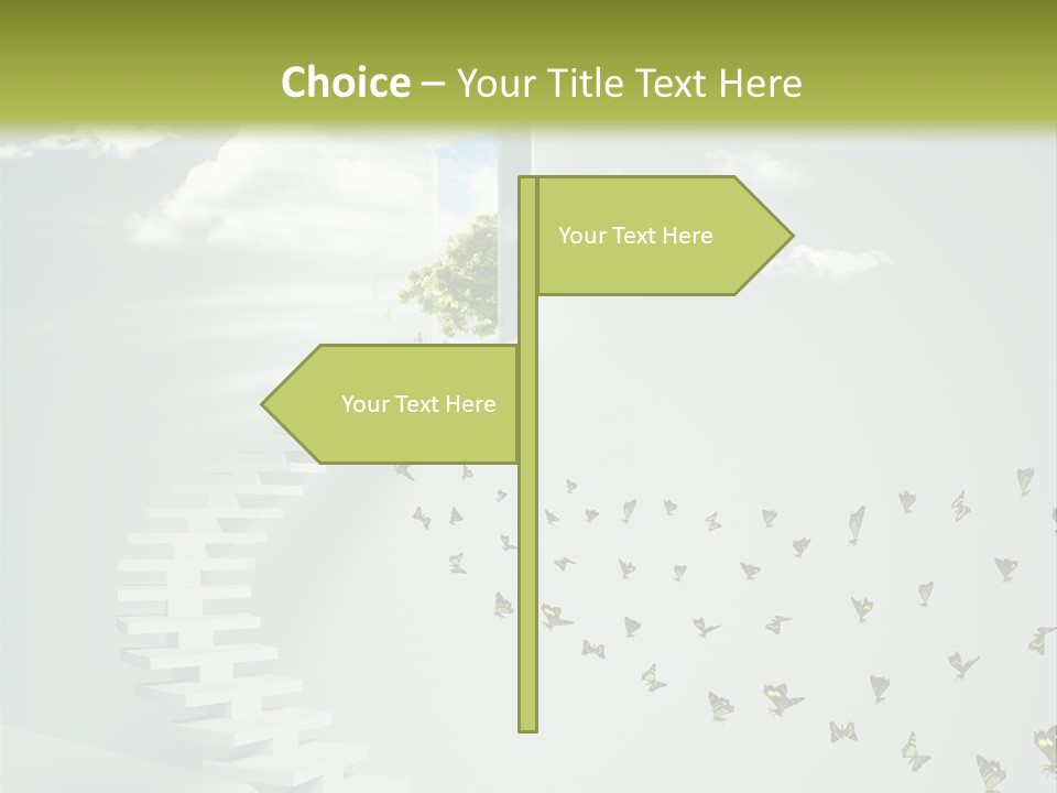 Dream Success Landscape PowerPoint Template