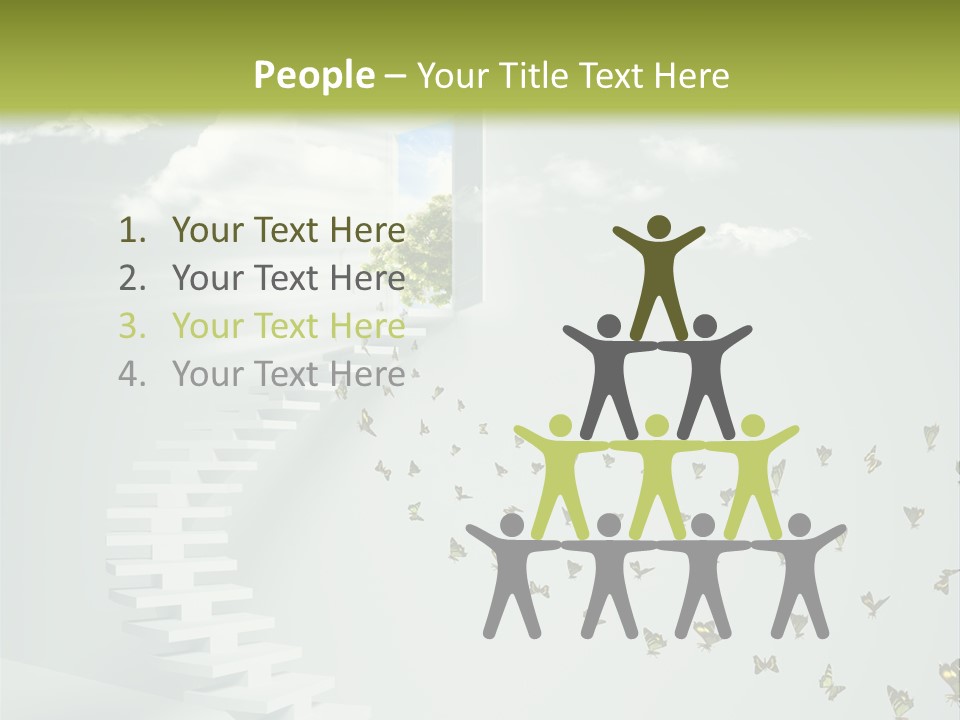 Dream Success Landscape PowerPoint Template