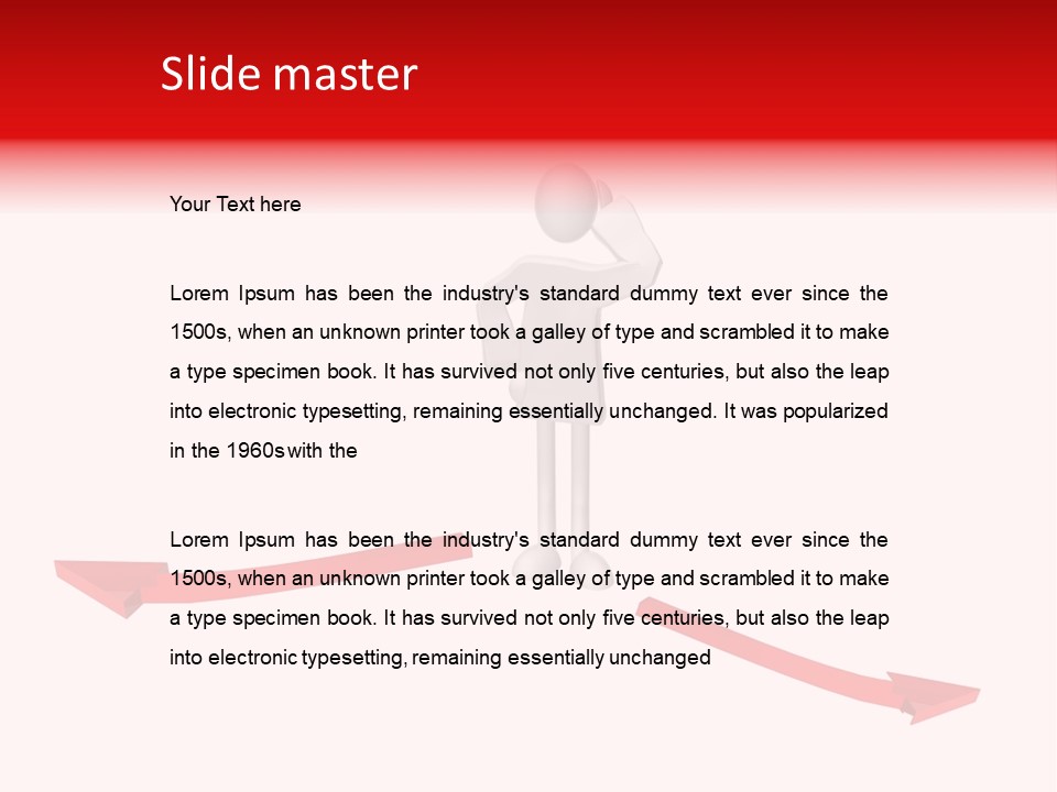 Assistance Sign Occupation PowerPoint Template