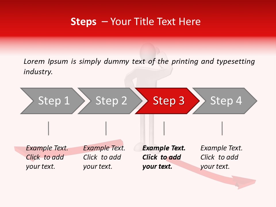 Assistance Sign Occupation PowerPoint Template