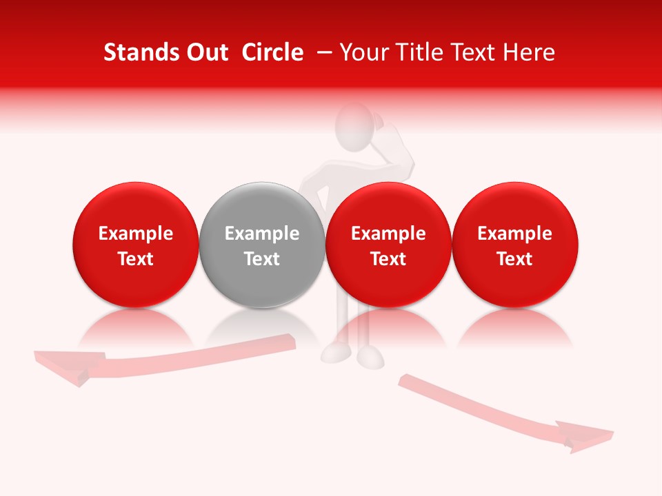 Assistance Sign Occupation PowerPoint Template