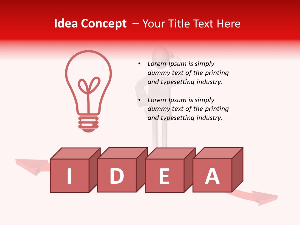 Assistance Sign Occupation PowerPoint Template