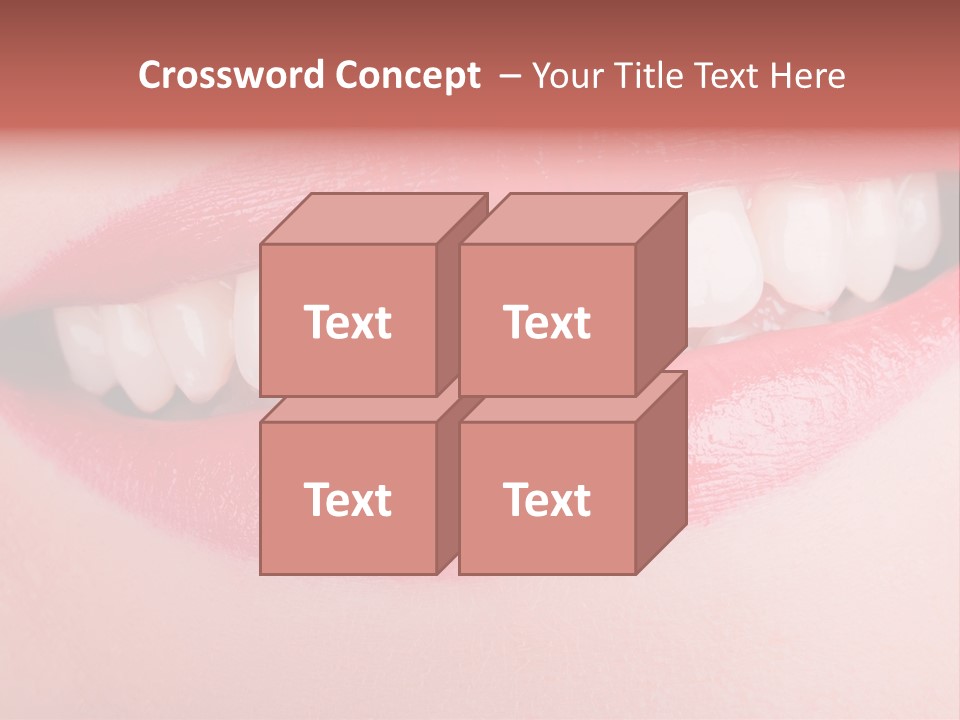 Face Skin Smile PowerPoint Template