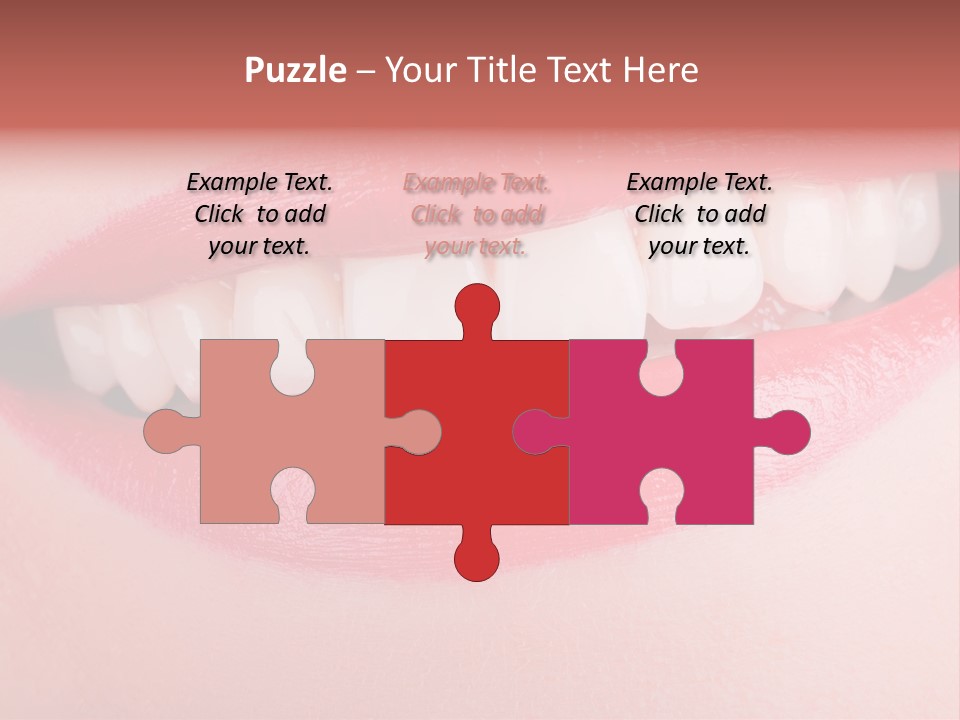 Face Skin Smile PowerPoint Template