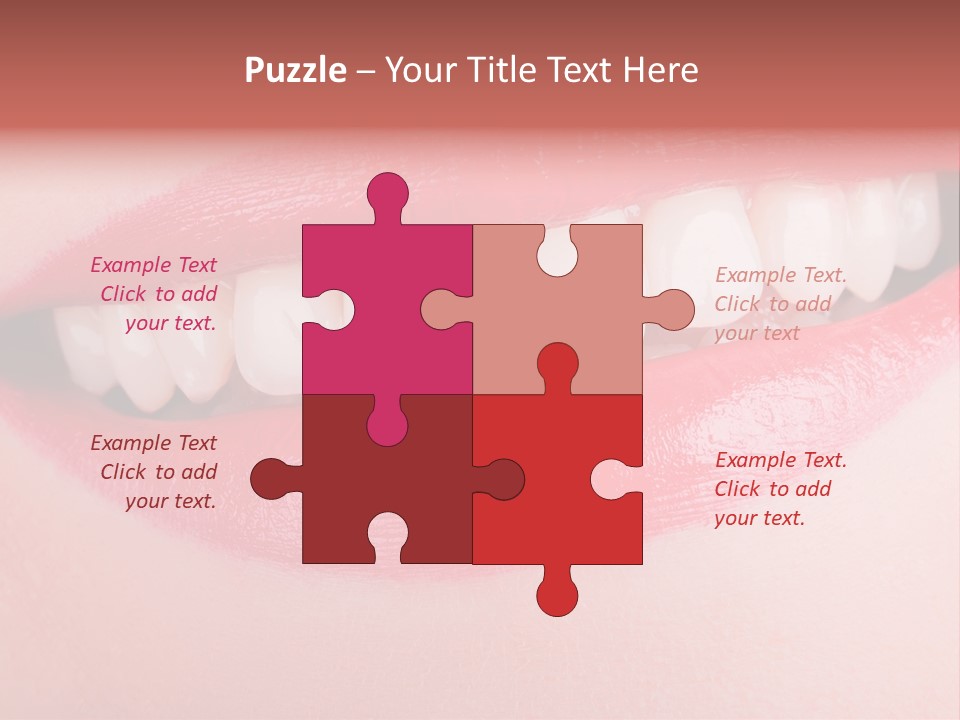 Face Skin Smile PowerPoint Template