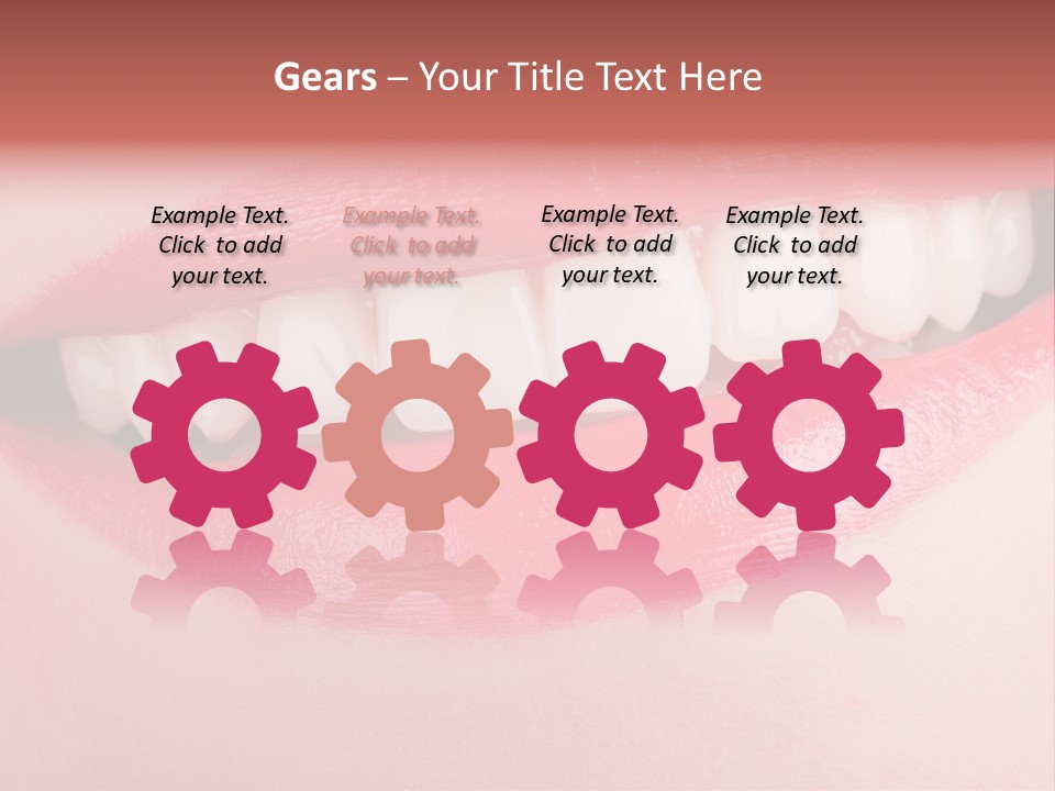 Face Skin Smile PowerPoint Template